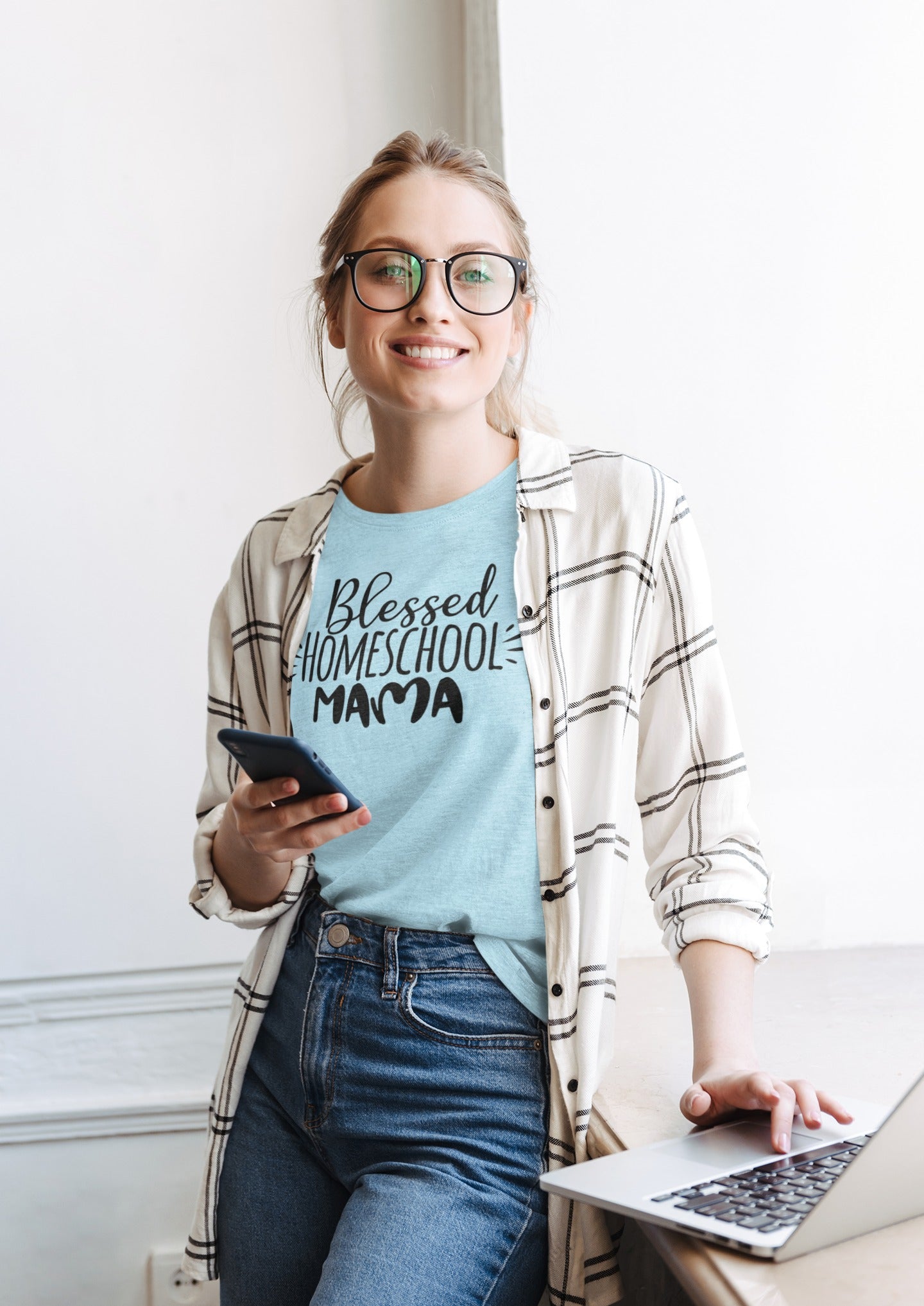 Blessed Homeschool Mama Graphic Tee