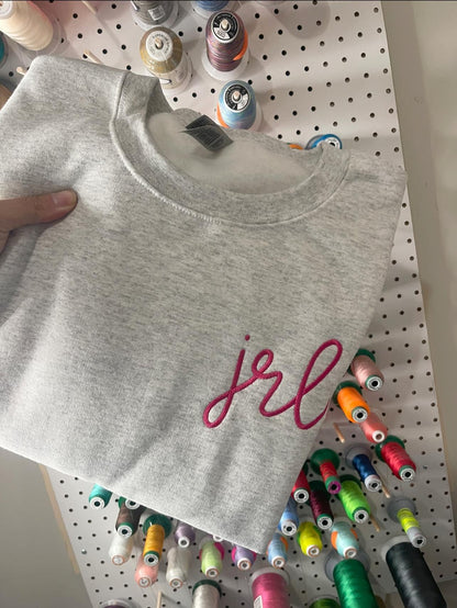 Monogram Embroidered Sweatshirt