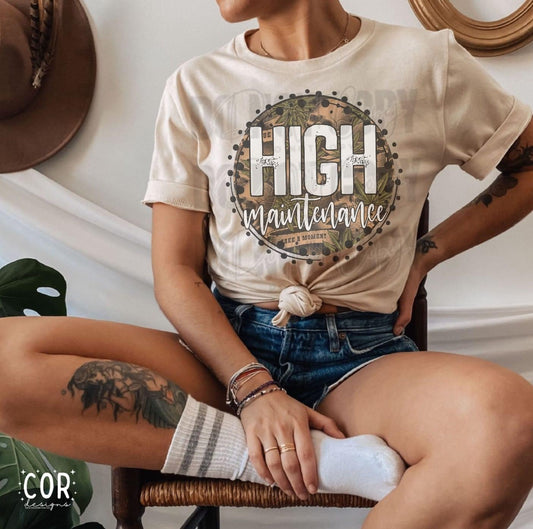 High Maintenance Graphic Tee