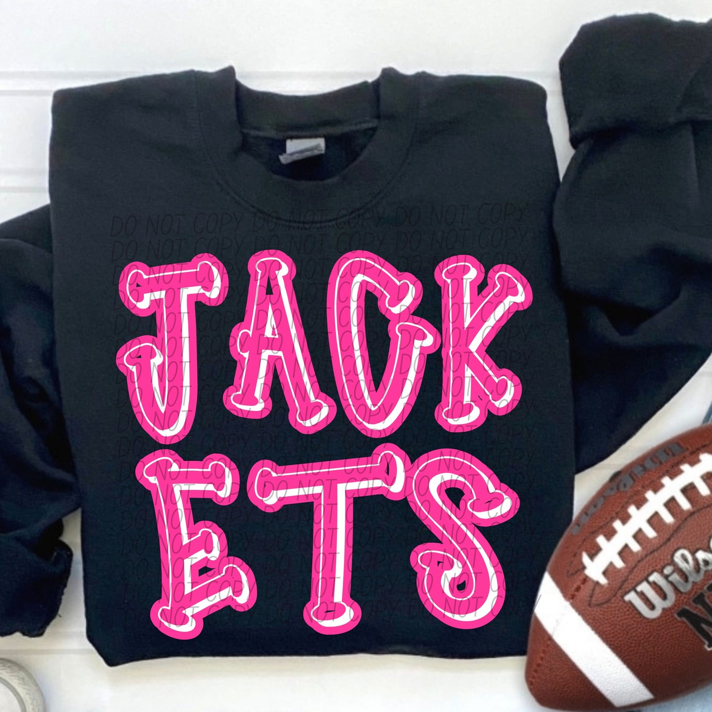 Jackets Pink Out DTF Transfer