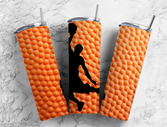 Basketball Completed 20oz Skinny Tumbler