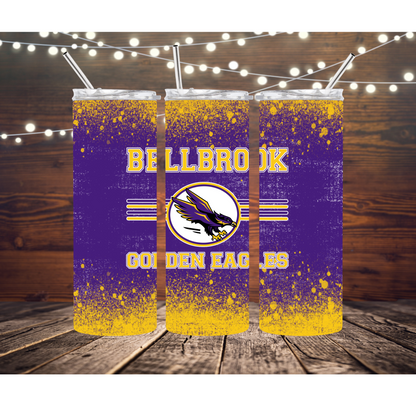 Belllbrook Golden Eagles Completed 20oz Skinny Tumbler