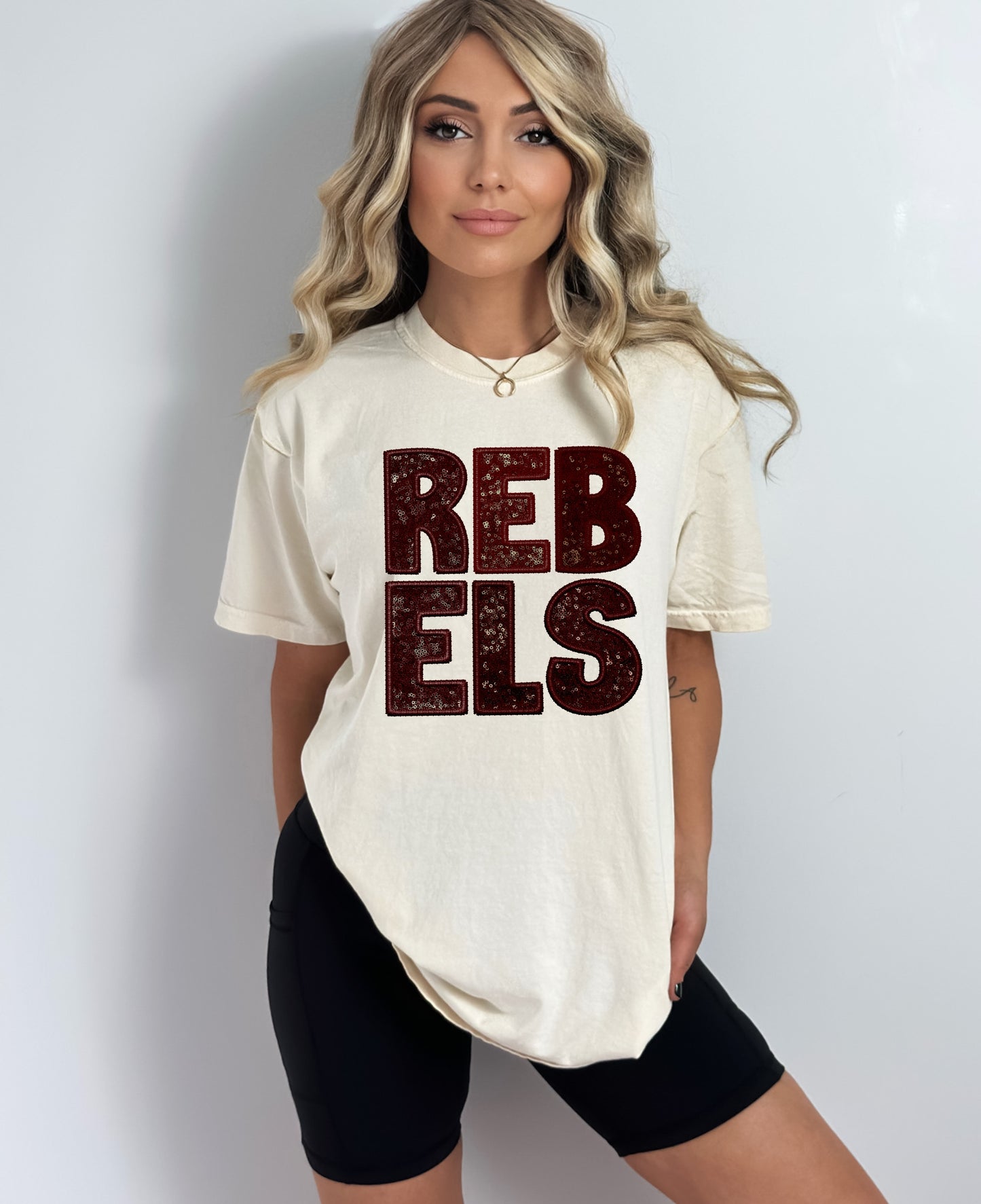 Rebels Maroon DTF Transfer