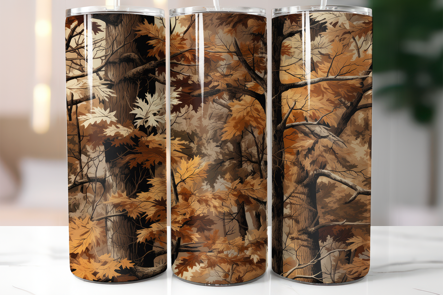 Camo 20oz Skinny Completed Tumbler