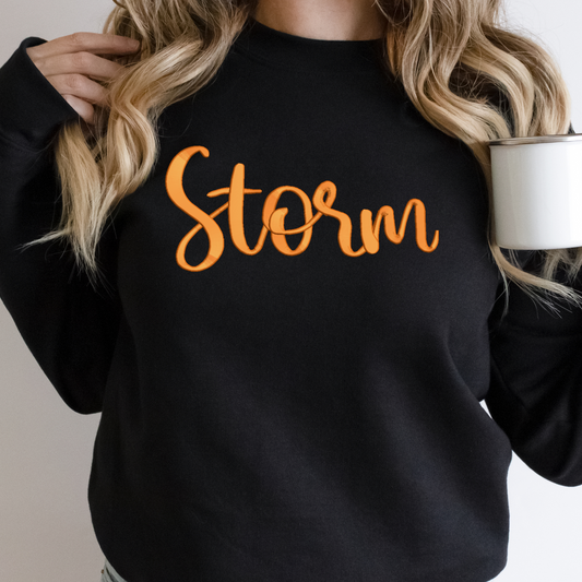 Storm 3D Puff Embroidered CC Short Sleeve/Sweatshirt