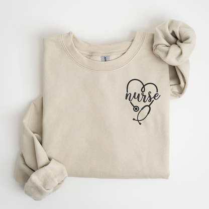 Nurse Embroidered Sweatshirt