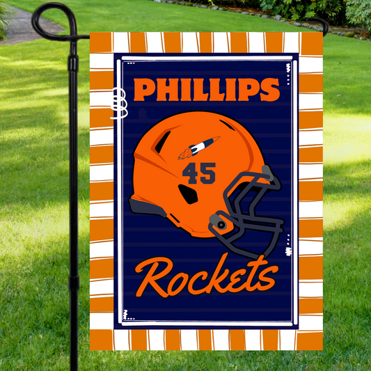 Rochester Rockets Football Garden Flag