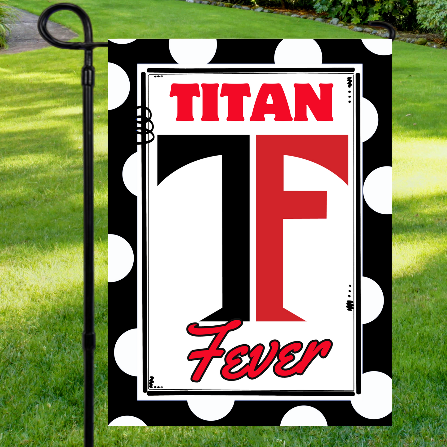 Titan Fever Garden Flag