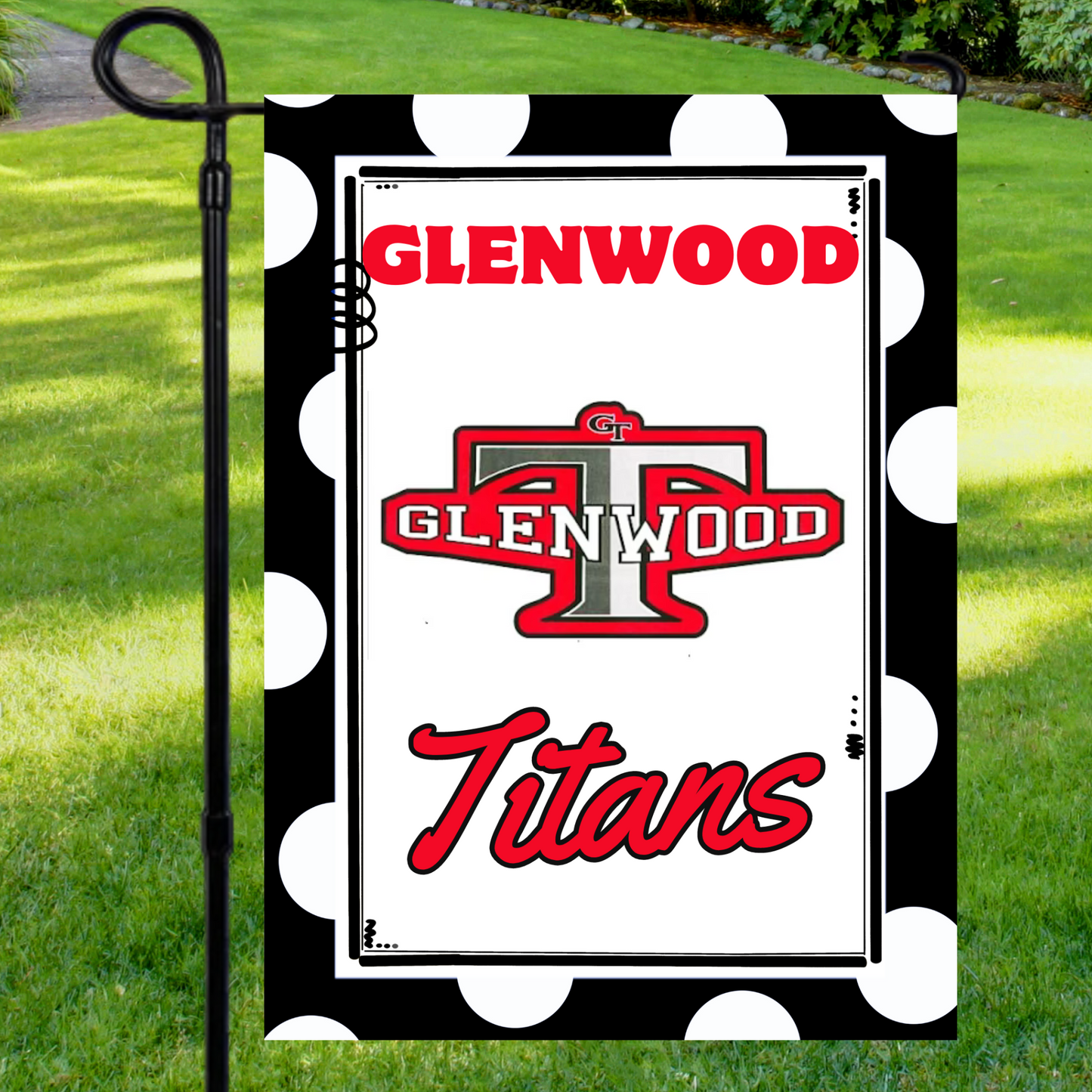 Glenwood Titans Garden Flag