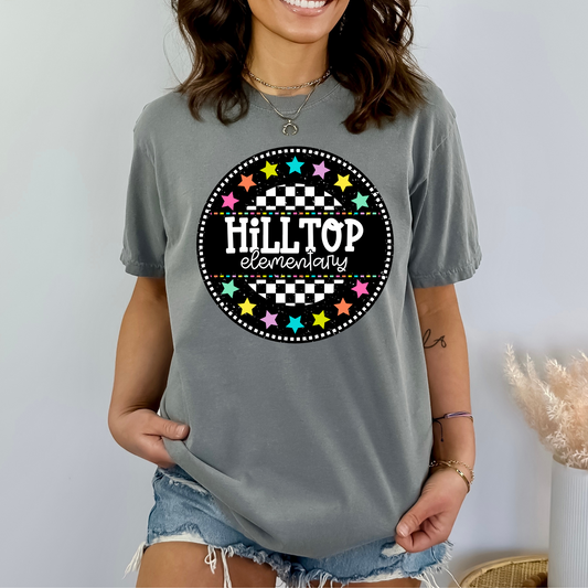 Hilltop Circle Star Mascot DTF Transfer