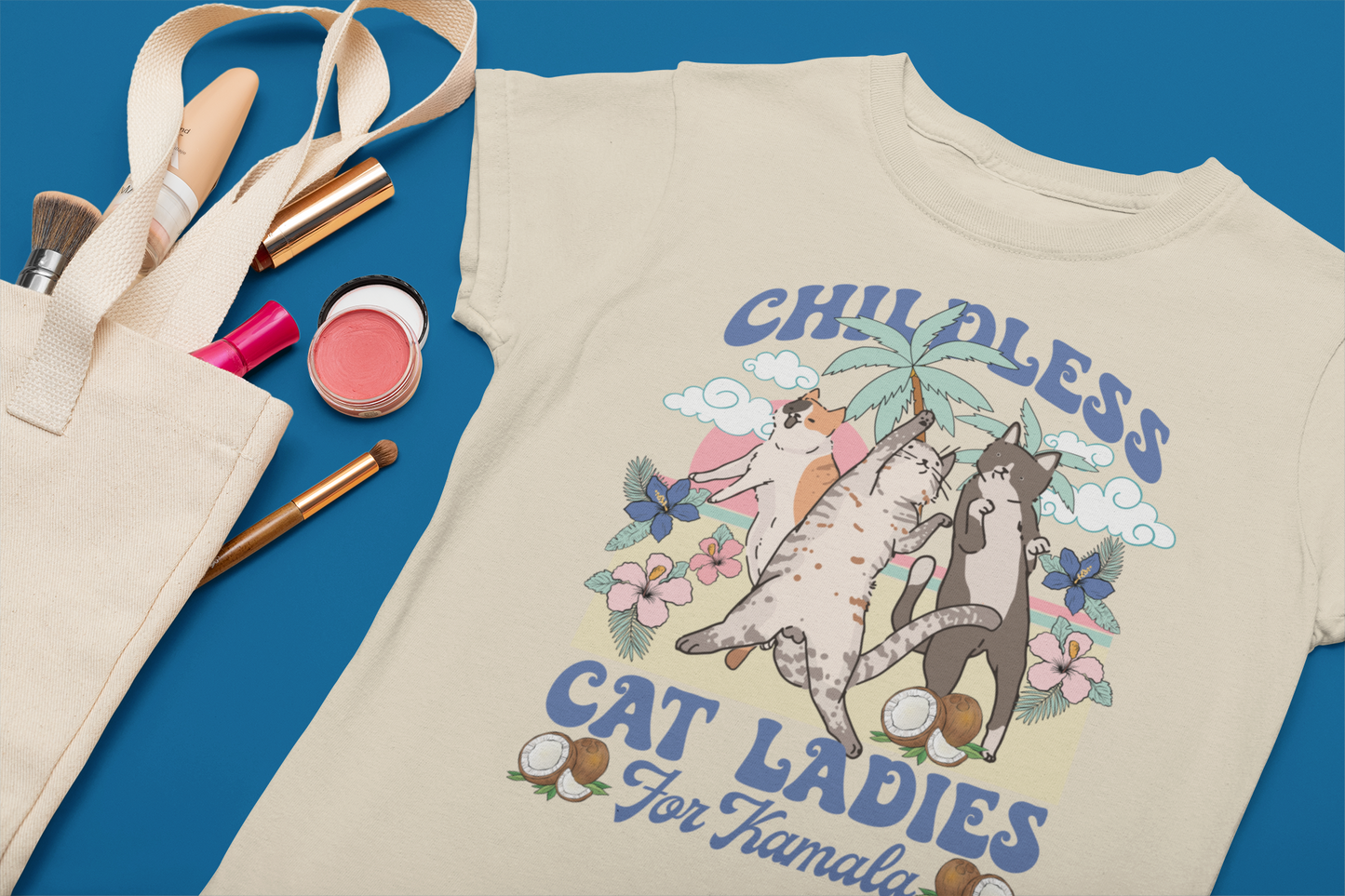 Childless Cat Ladies for Kamala Graphic Tee