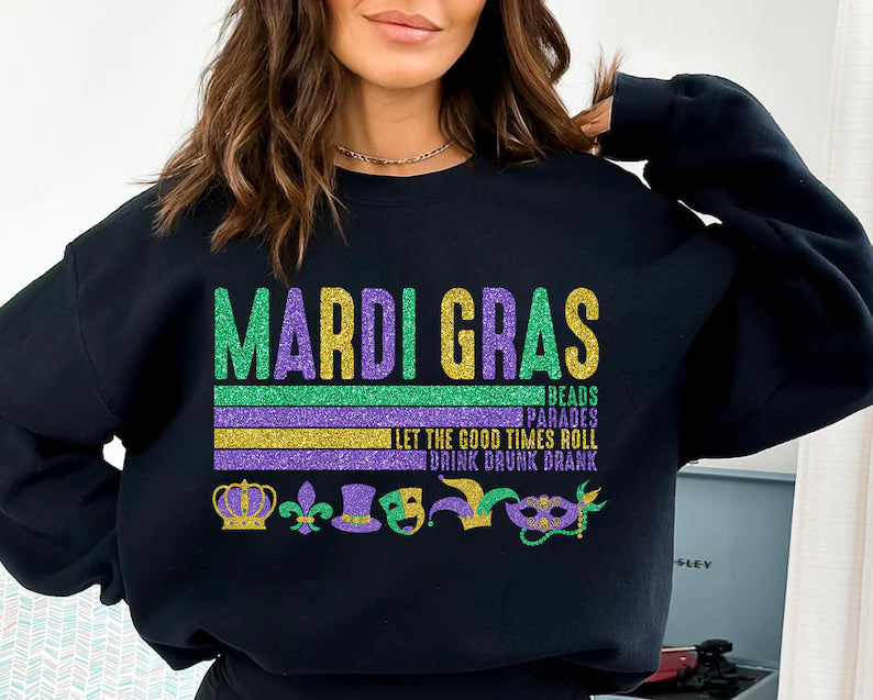 Mardi Gras DTF Transfer