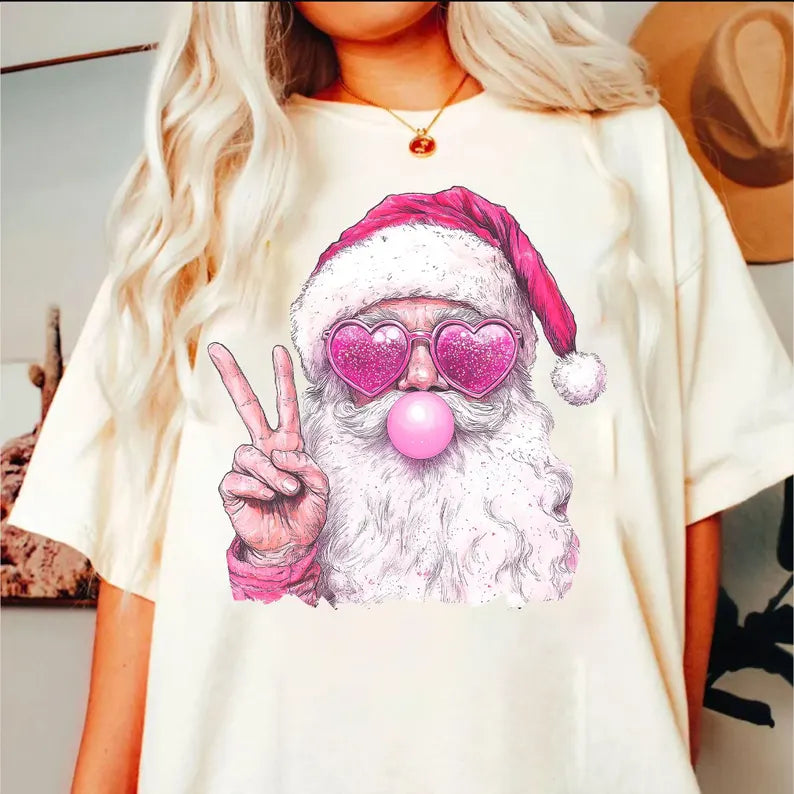 Trendy Santa DTF Transfers