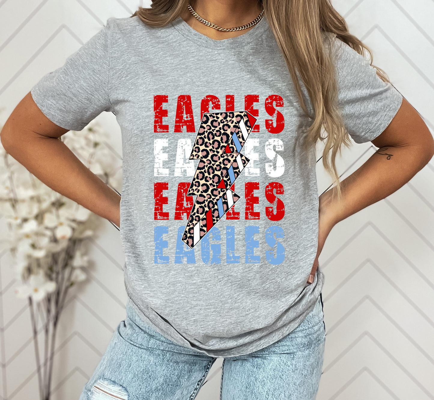 Eagles Lightning Bolt Graphic Tee