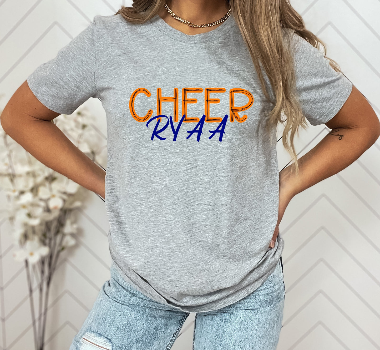 Cheer RYAA Scribble Doodle Graphic Tee