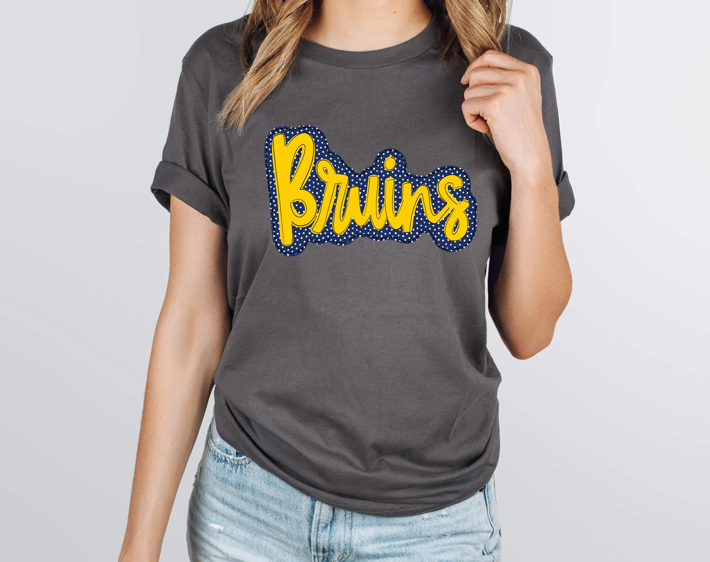 Bruins Faux Applique Graphic Tee