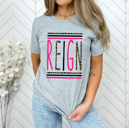 Reign Skinny Mascot Graphic Tee