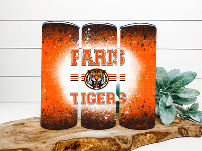 Paris Tigers Completed 20oz Skinny Tumbler