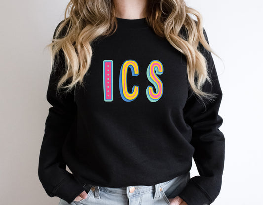 ICS Colorful Block Graphic Tee