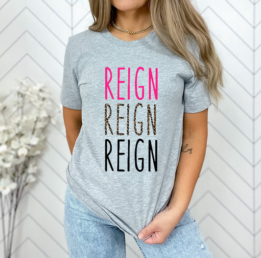 Reign Skinny Mascot Graphic Tee