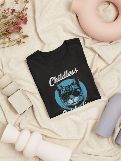 Childless Cat Ladies Vote Blue Graphic Tee