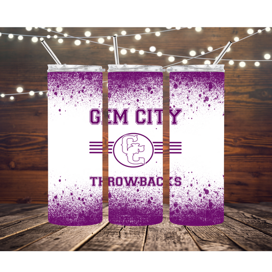 Gem City Completed 20oz Skinny Tumbler