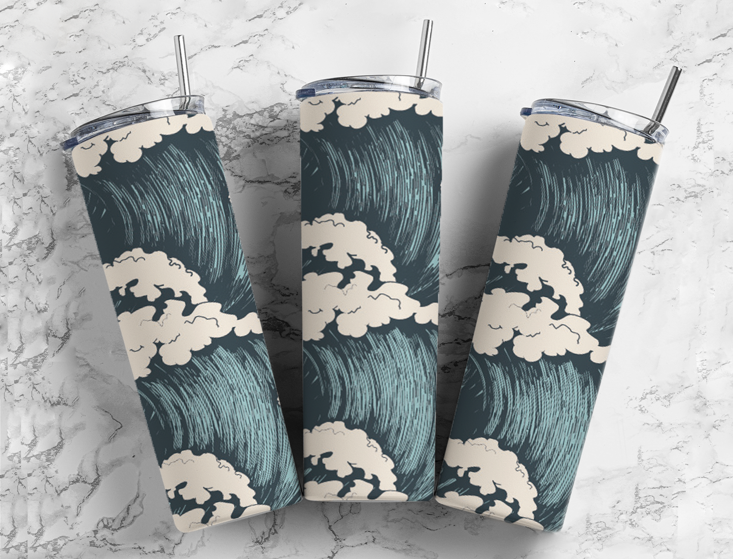 Waves Completed 20oz Skinny Tumbler