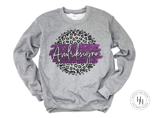 Amlrdesigns Purple And White Shirt