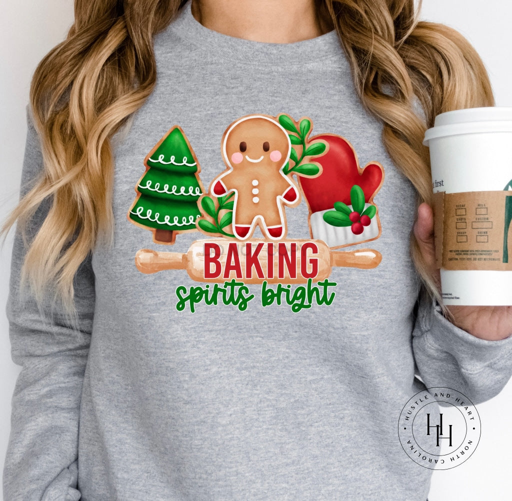 Baking Spirits Bright Graphic Tee Dtg