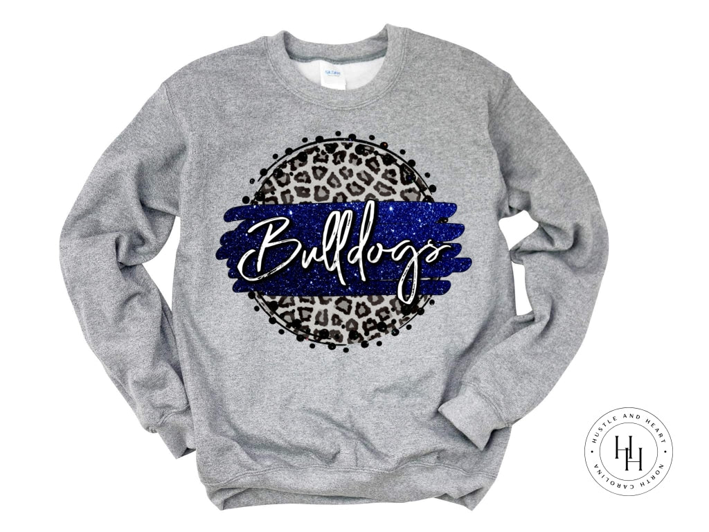 Bulldogs Blue And White Shirt