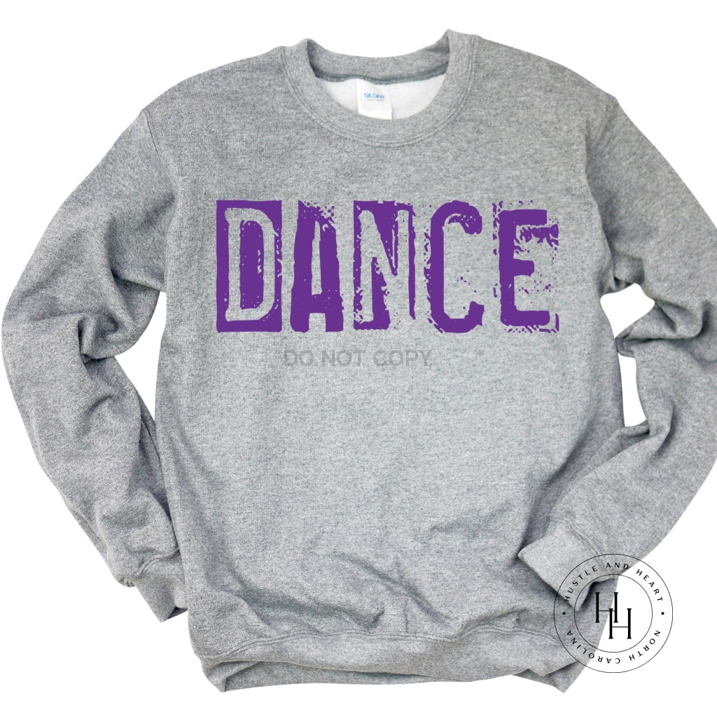 Dance Purple Burnbook Graphic Tee Dtg