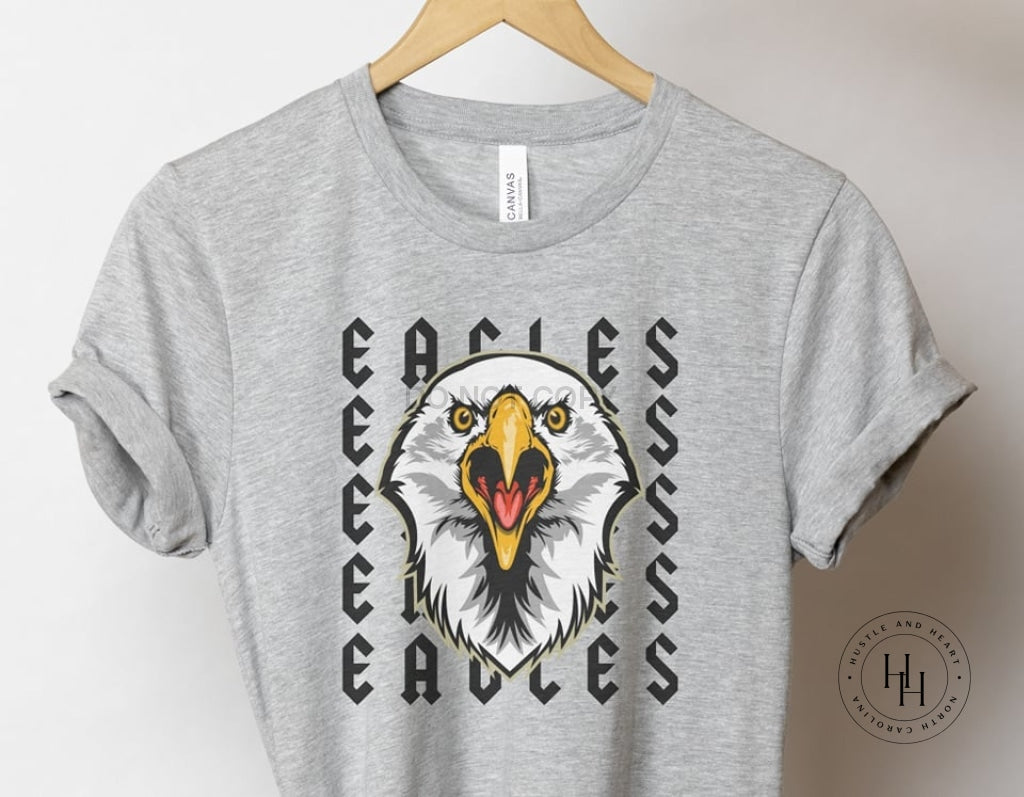 Eagles Repeating Mascot Graphic Tee Shirt