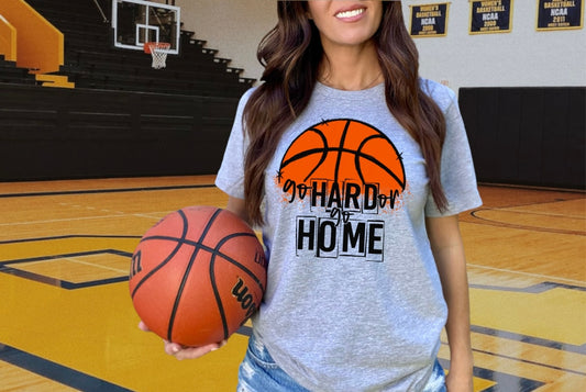 Go Hard Or Home Graphic Tee Shirt