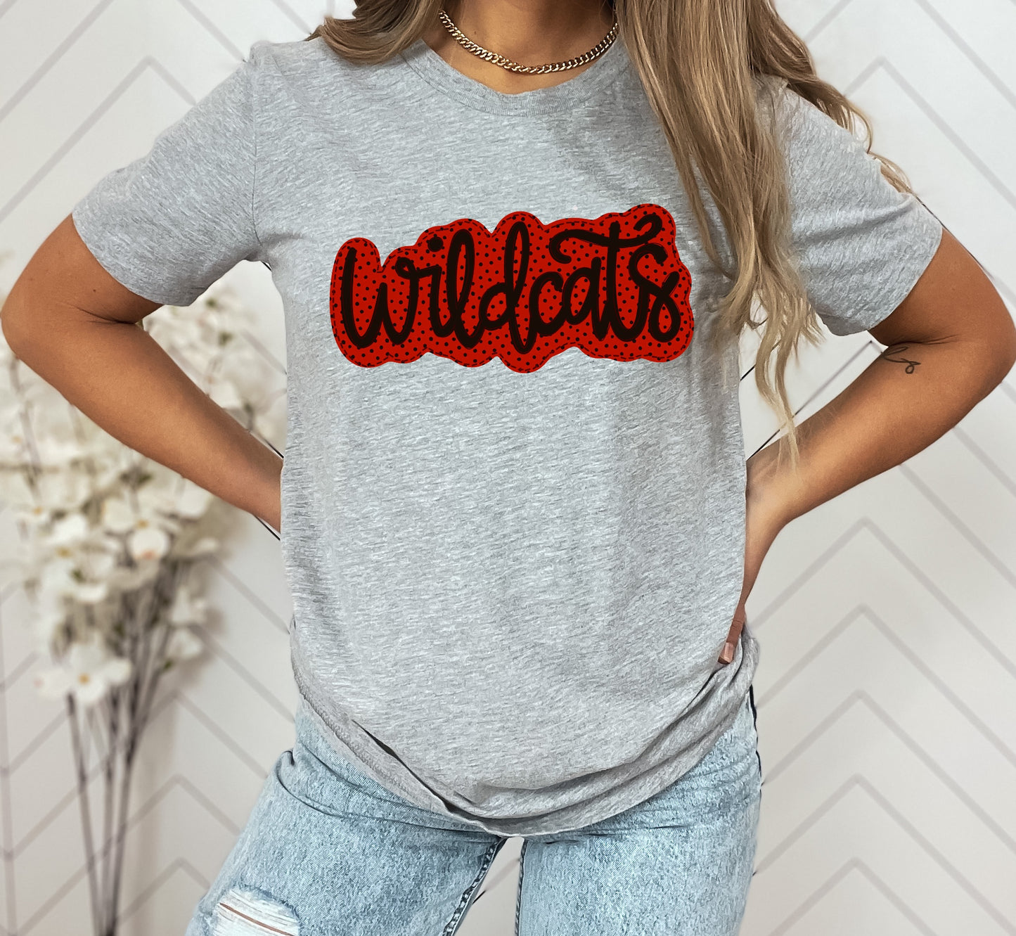 Wildcats Faux Applique