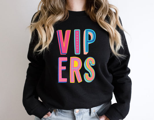 Vipers Colorful Graphic Tee