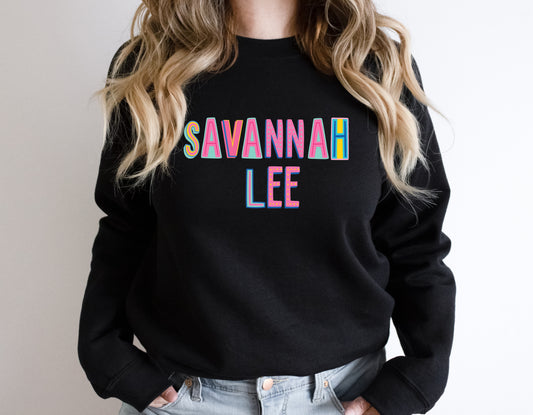 Savannah Lee Colorful Graphic Tee