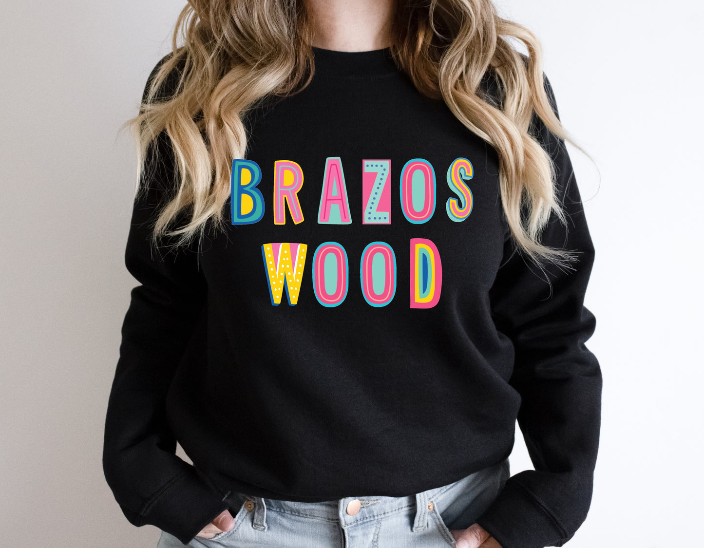 Brazoswood Colorful Graphic Tee