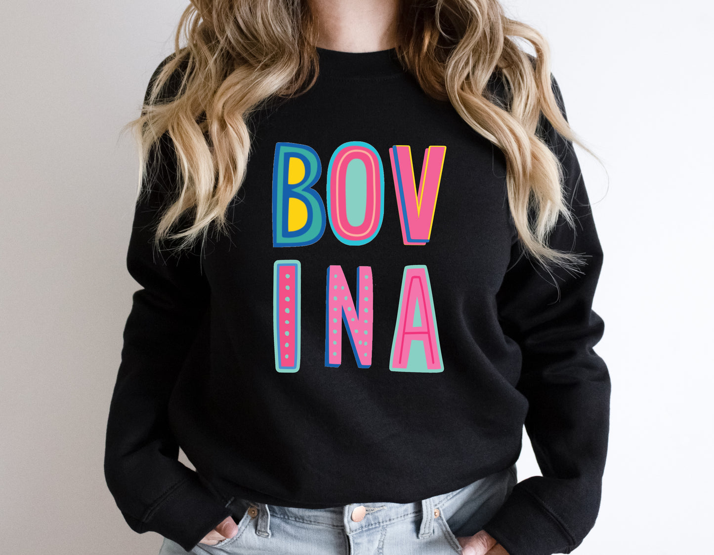 Bovina Colorful Graphic Tee