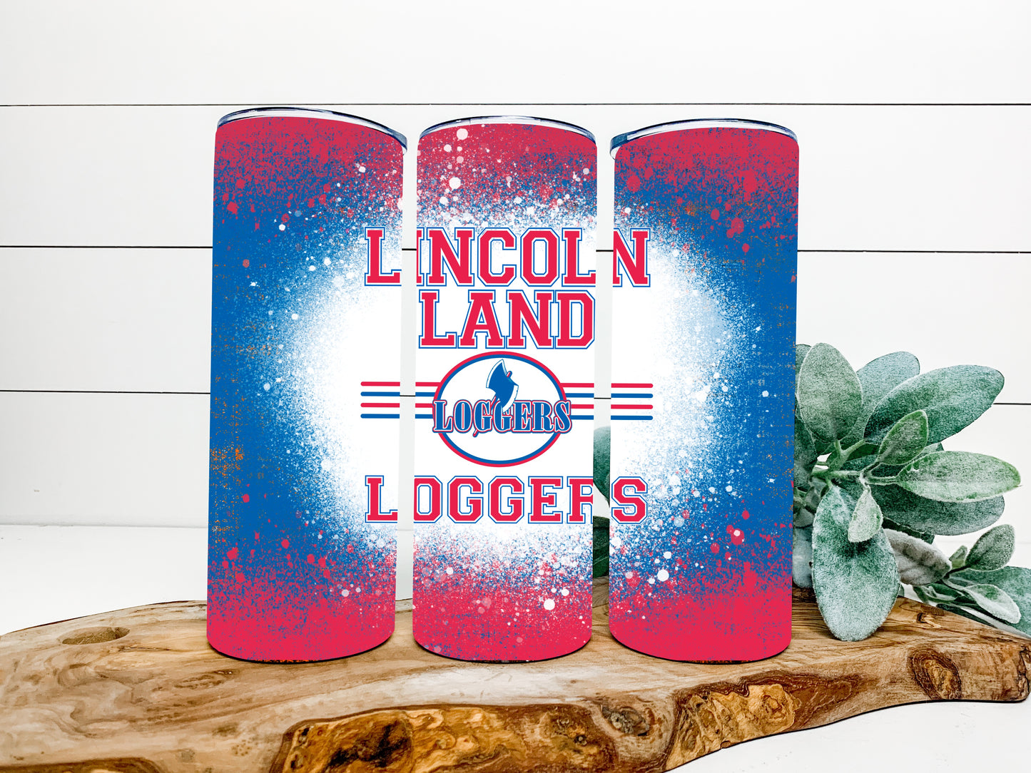 Lincoln Land Loggers Completed 20oz Skinny Tumbler