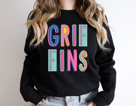 Griffins Colorful Graphic Tee