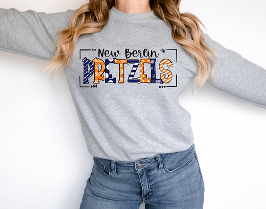 New Berlin Pretzels Doodle Graphic Tee