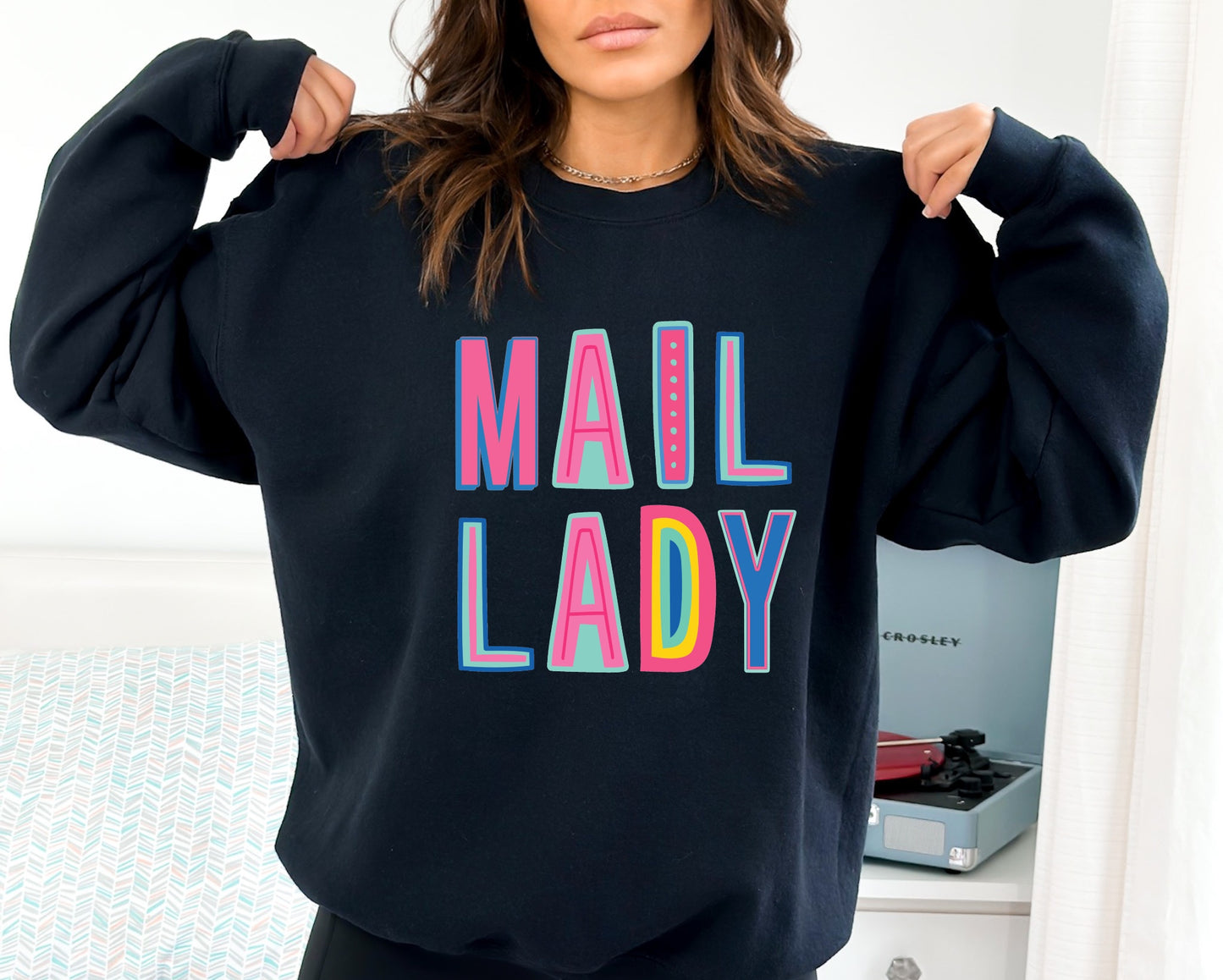 Mail lady Colorful Graphic Tee