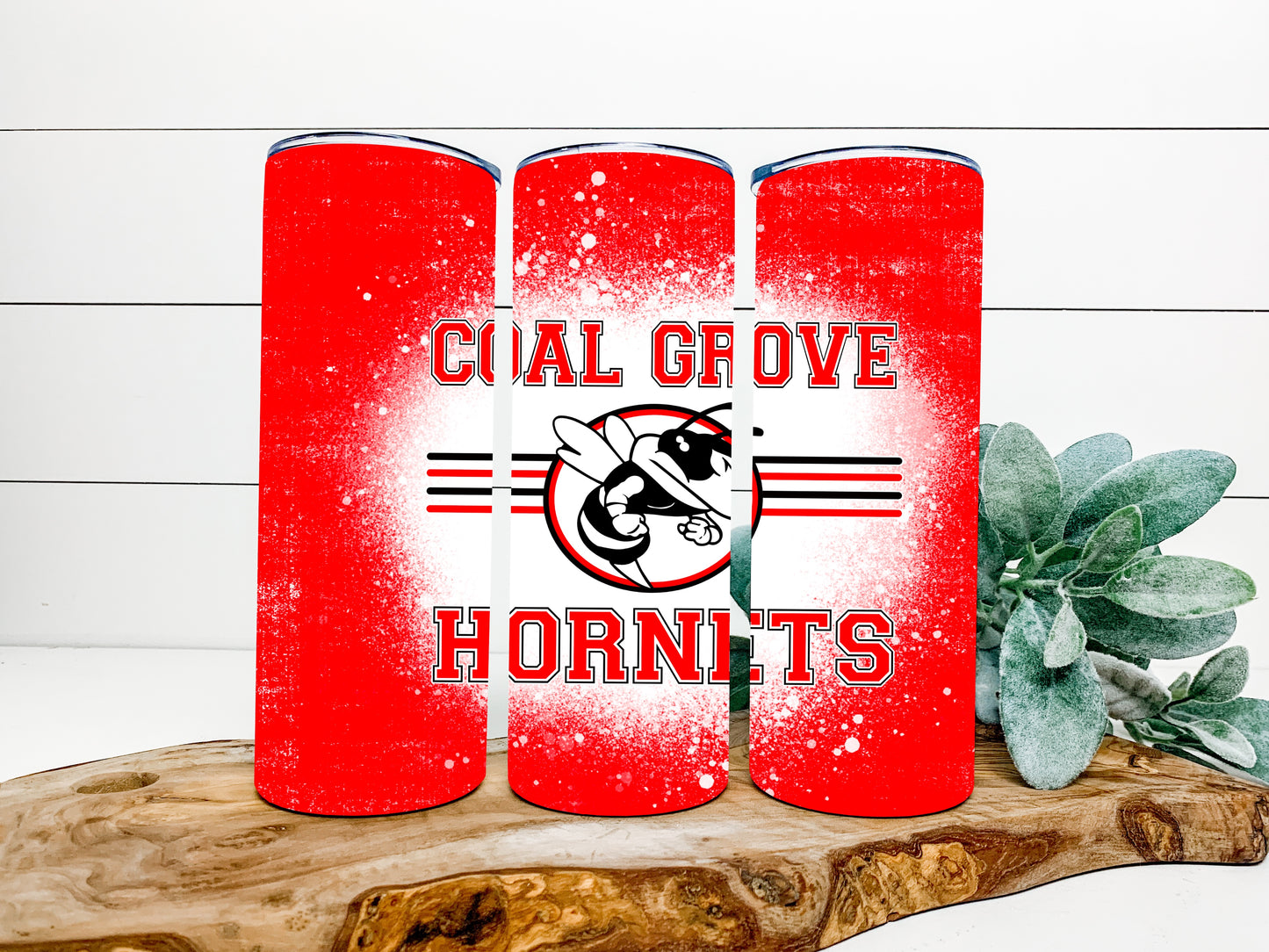 Coal Grove Hornets Completed 20oz Skinny Tumbler