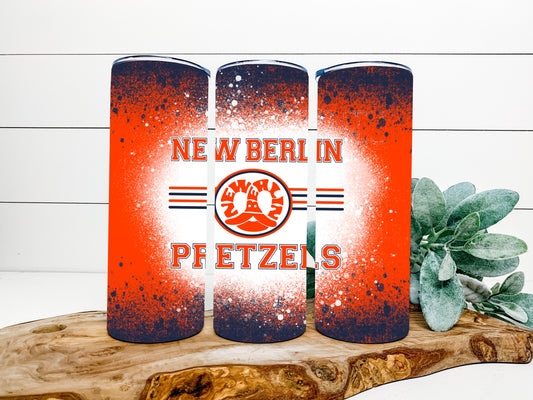 New Berlin Pretzels Completed 20oz Skinny Tumbler