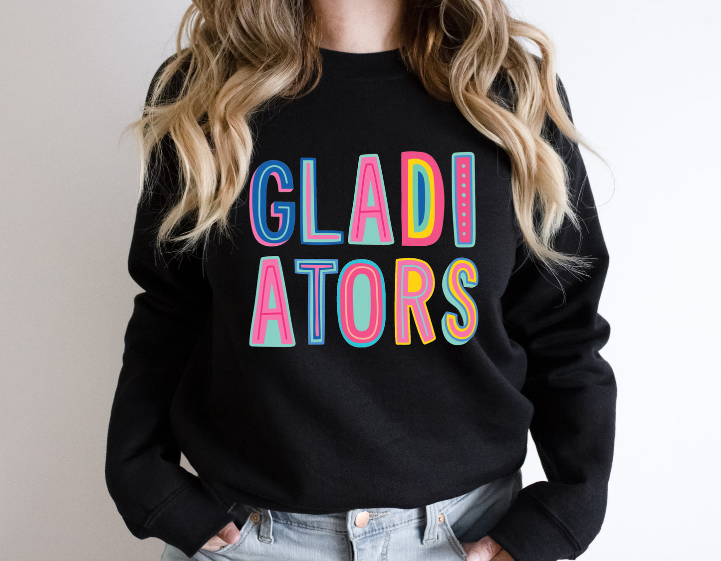 Gladiators Colorful Graphic Tee