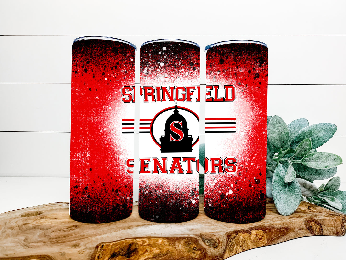 Springfield Senators Completed 20oz Skinny Tumbler