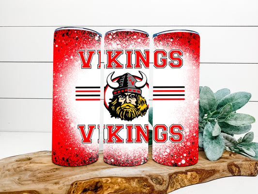 Vikings Completed 20oz Skinny Tumbler