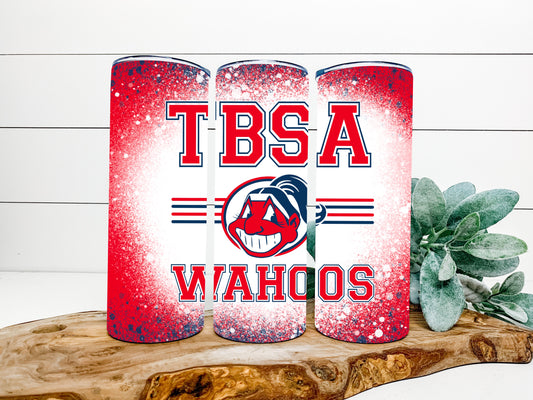 TBSA Wahoos Completed 20oz Skinny Tumbler