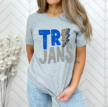 Trojans Lightning Bolt Graphic Tee