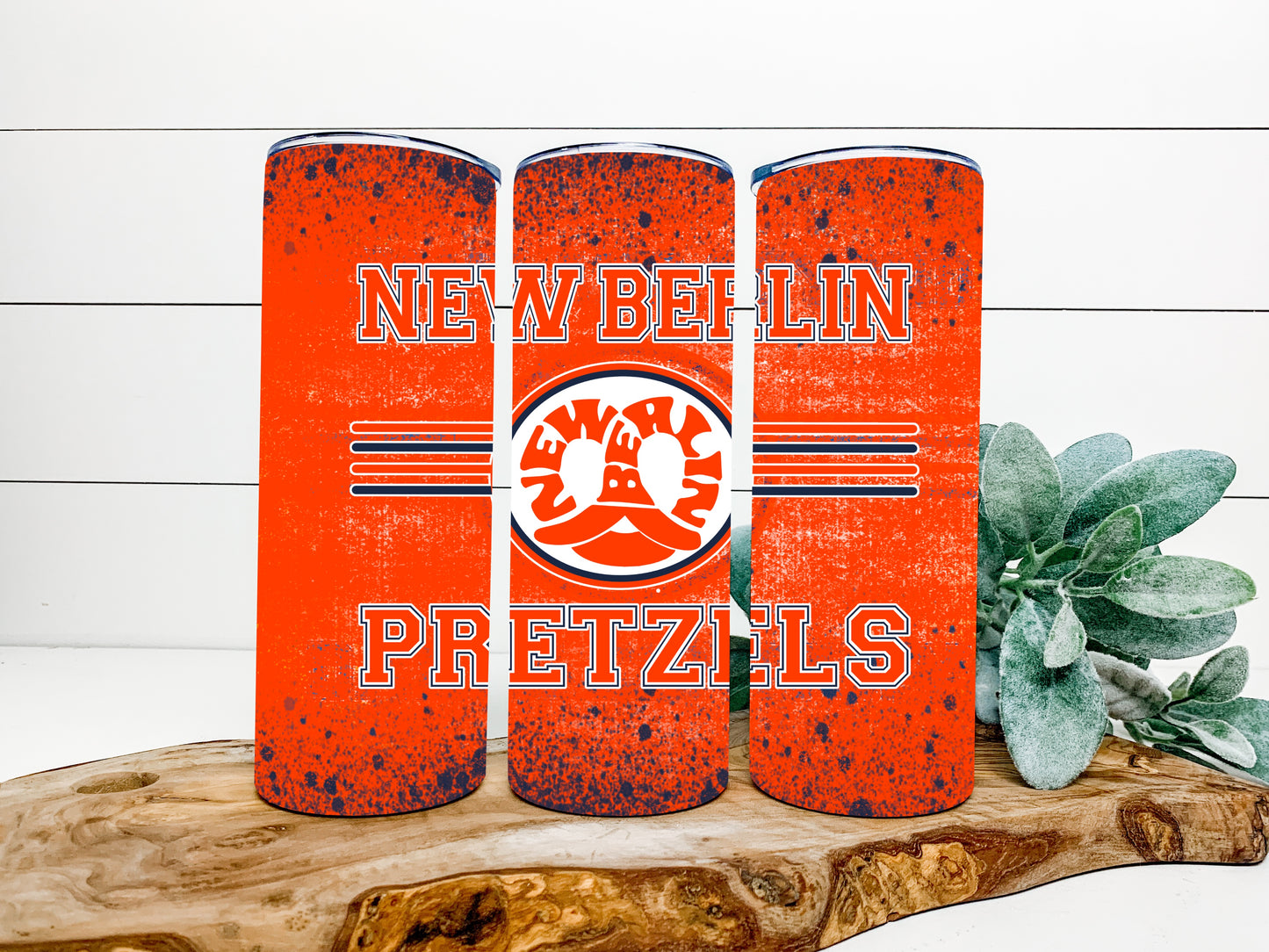 New Berlin Pretzels Completed 20oz Skinny Tumbler